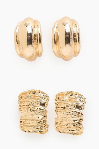 2 Pack Stud Earrings