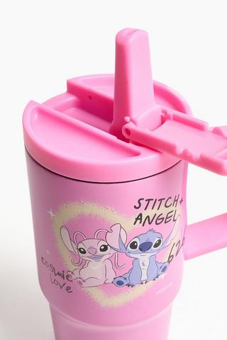 Stitch And Angel Water Bottle
