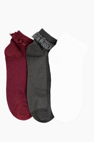 3 Pack Socks