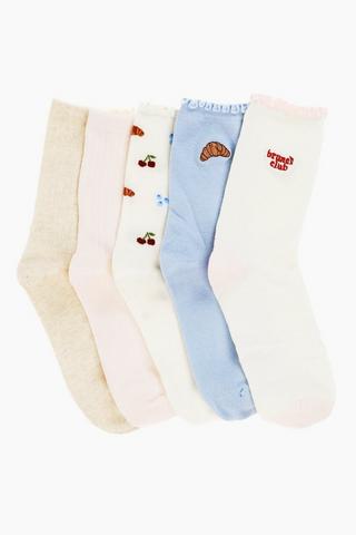 5 Pack Socks