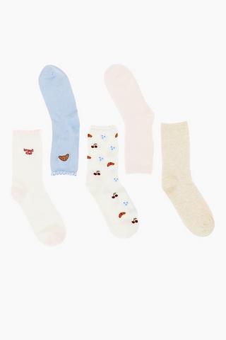 5 Pack Socks
