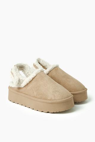 Platform Slingback Slippers