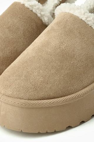 Platform Slingback Slippers