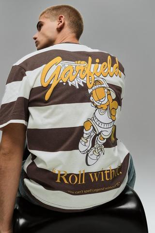 Relaxed Stripe Garfield T-Shirt