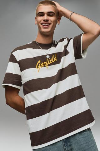 Relaxed Stripe Garfield T-Shirt