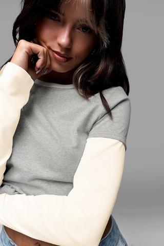 Layered Ribbed Top