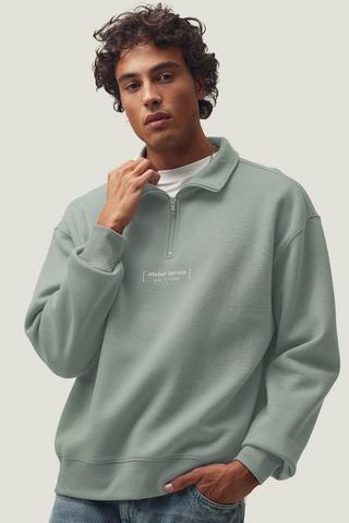 Quarter Zip Sweat Top