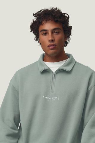 Quarter Zip Sweat Top