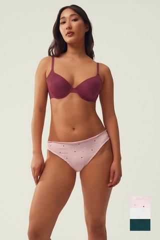 3 Pack Seamless Thongs