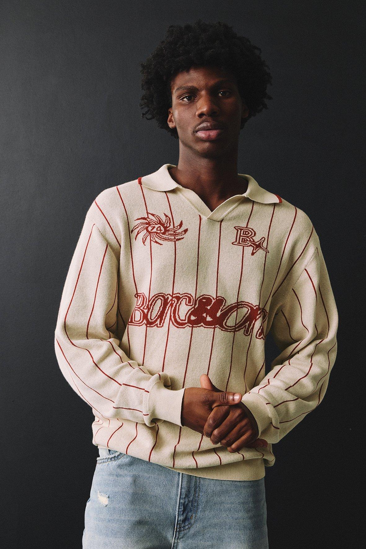 Stripe Knit Golfer