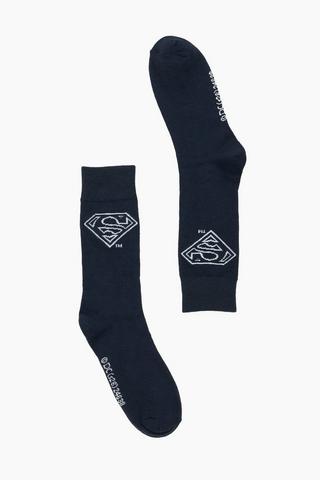 Superman Anklet Socks