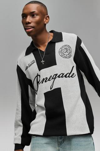 Stripe Knit Golfer