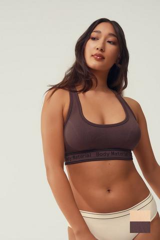 2 Pack Seamless Crop Bras