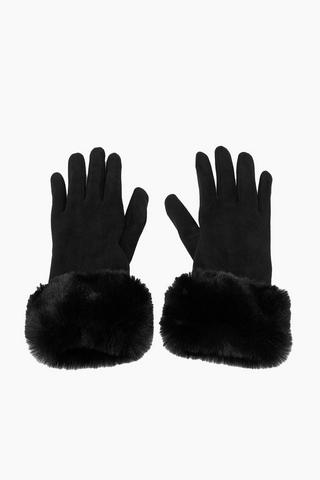 Faux Fur Gloves