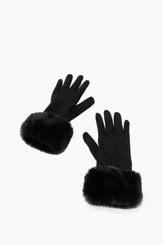 Faux Fur Gloves