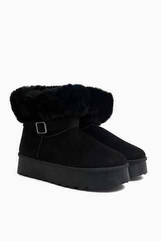 Fluffy Ankle Boot