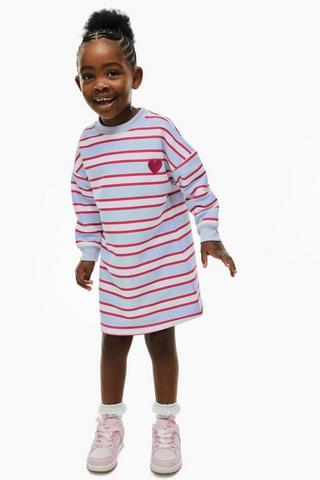 Stripe Drop Waist Dress