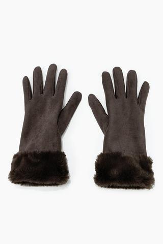 Faux Fur Gloves