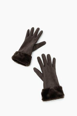 Faux Fur Gloves