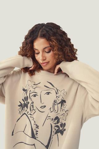 Oversized Sweat Top