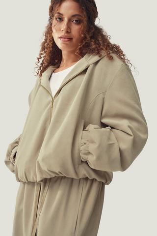 Hooded Bomber Jacket