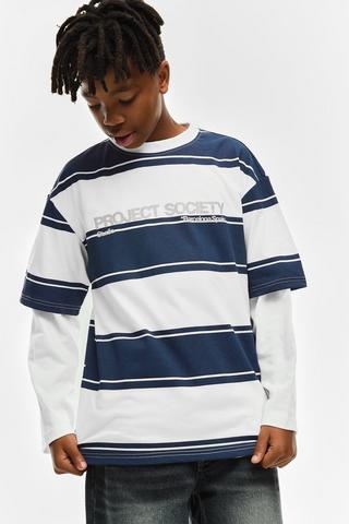 Relaxed Stripe T-Shirt