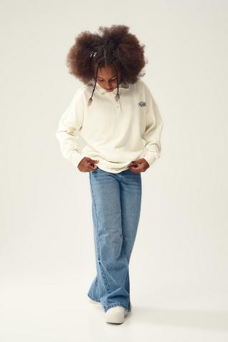 Rigid Wide Leg Denim