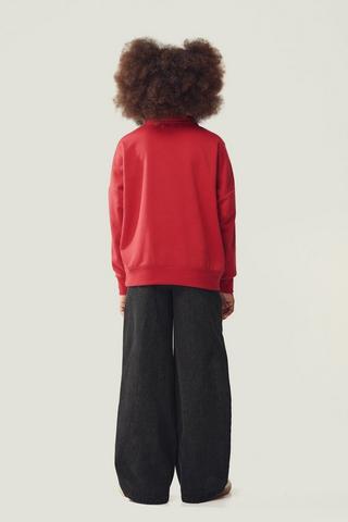 Rigid Wide Leg Denim