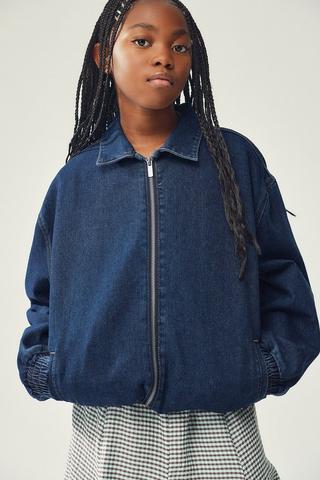 Denim Bomber Jacket