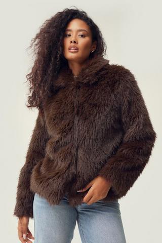Faux Fur Jacket