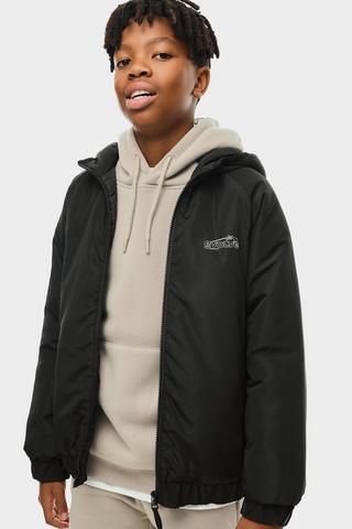 Hooded Bomber Jacket