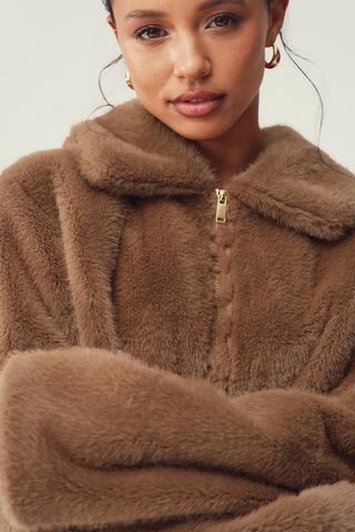 Faux Fur Jacket