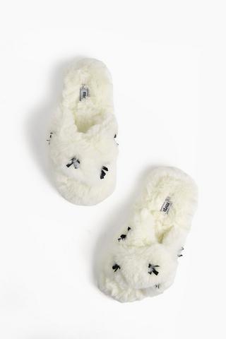 Crossover Fluffy Slipper