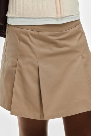 Pleated skorts