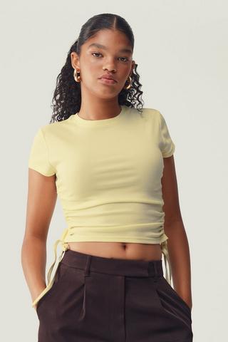 Ribbed Fitted Top
