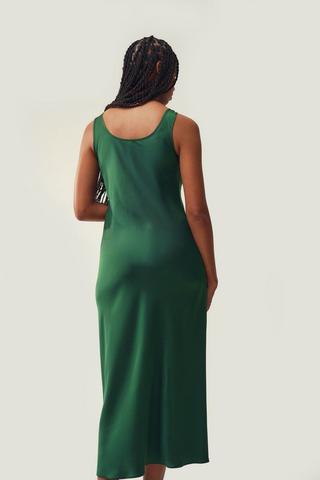 Satin Column Dress