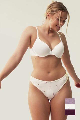 3 Pack Seamless Thongs