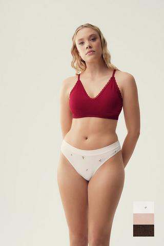 3 Pack Seamless Bikinis