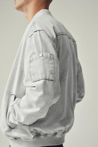 Denim Bomber Jacket