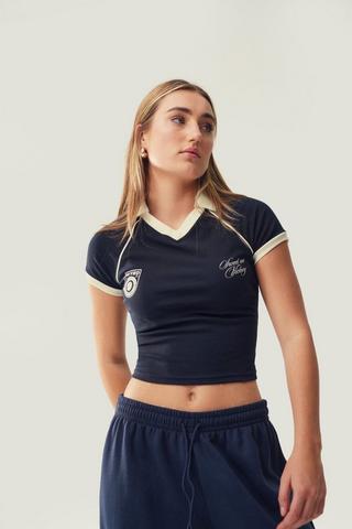 Ribbed Johnny Collar Golfer