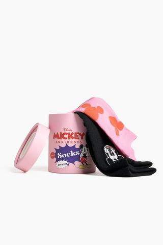 Mickey Mouse 2 Pack Socks