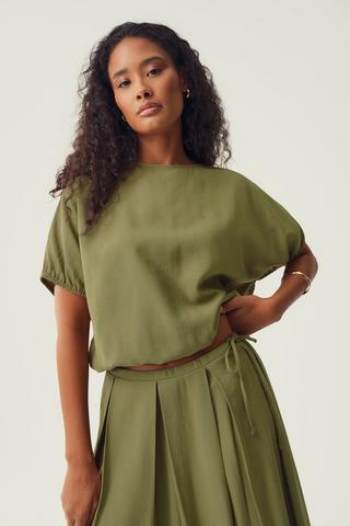Bubble Hem Top