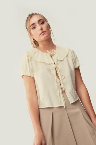 Tie Front Blouse