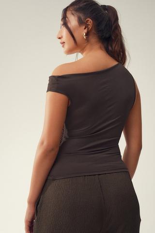 Asymmetrical Skintight Top