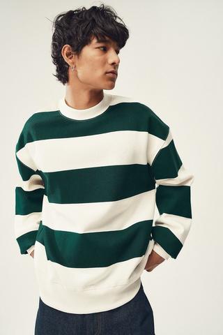 Stripe Sweat Top