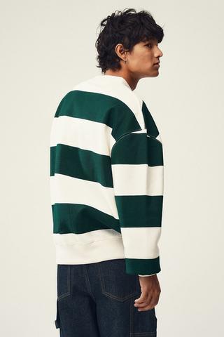 Stripe Sweat Top