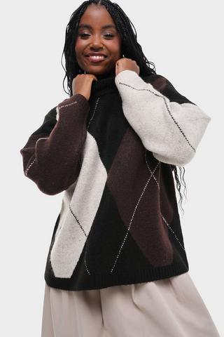 Argyle Pullover