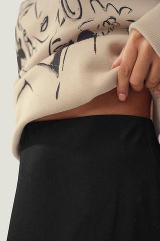 Knit Column Skirt