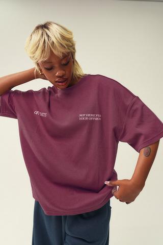 Interlock Oversized Boxy T-Shirt