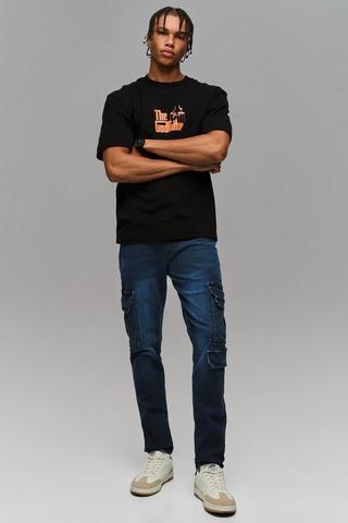 Skinny Cargo Denim